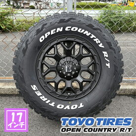 【新品4本セット】TOYO オープンカントリー RT 265/70R17 285/70R17 LEXXEL レクセル InFerno インフェルノ 17インチ ホイール付き プラド ハイラックス FJ パジェロ トライトン タイヤホイール 4本