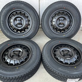 スタッドレス 165/80R14 VAN 8PR 97/95N プロボックス サクシード 160系 国産スタッドレスタイヤ ホイールセット ヨコハマ アイスガード IG91 14インチ バウンティコレクション Noel ノエル