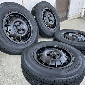 スタッドレス 165/80R14 VAN 8PR 97/95N プロボックス サクシード 160系 国産スタッドレスタイヤ ホイールセット ヨコハマ アイスガード IG91 14インチ バウンティコレクション Noel ノエル