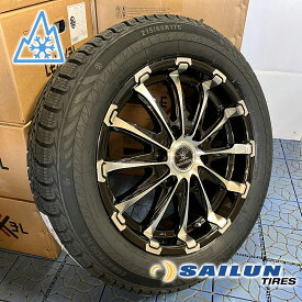 即納 ハイエース スタッドレス 車検対応 17インチ タイヤホイールセット SAILUN サイルン COMMERCIO ICE 215/60R17 BD12 タイヤホイール スタッドレスタイヤ