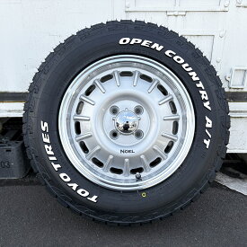【新古品】プロボックス サクシード 14インチ トーヨータイヤ オープンカントリー AT3 165/80R14 97/95N LT ホワイトレター Bounty Noel ノエル