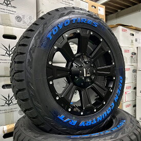 車検対応 200系ハイエース レジアスエース タイヤホイールセット 4本セット 1台分 16インチ DeathRock デスロック トーヨー オープンカントリー R/T 215/65R16 109/107 Q ホワイトレター 大人気セット