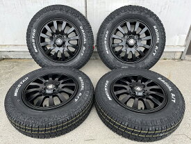 ダイハツ ハイゼットバン ハイゼットカーゴ ハイゼットトラック 145/80R12 80/78N LT 12インチ タイヤホイールセット MUDSTAR Radial AT ホワイトレター MUD-XII
