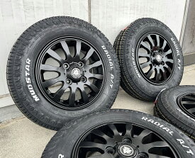 車検対応！ホワイトレター ハイゼットバン ハイゼットカーゴ ハイゼットトラック 145/80R12 80/78N LT 12インチ 新品 タイヤホイールセットMUDSTAR Radial AT MUD-XII