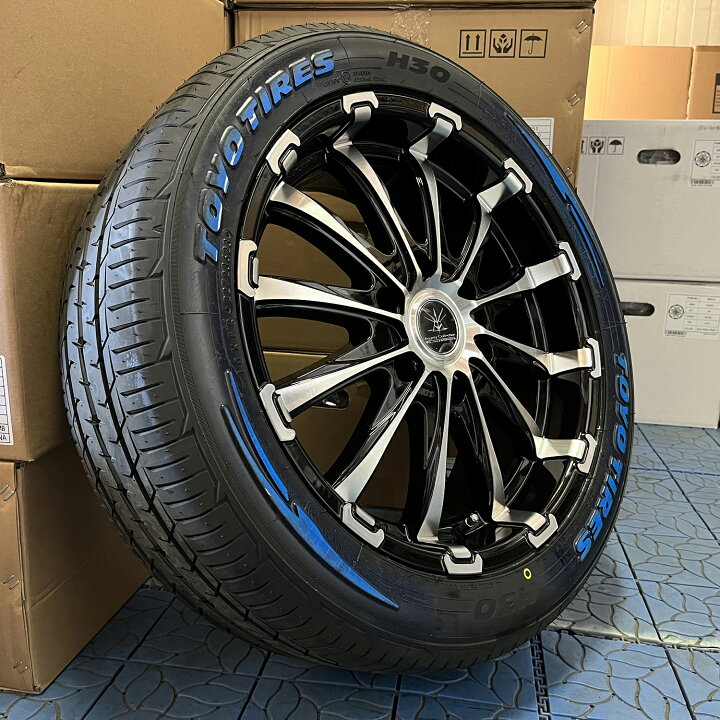 楽天市場】ハイエース 200系 タイヤホイール4本セット 18インチ BD12 
