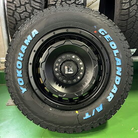 【ジムニー 専用設計】Jimny JB23 JB22 JB64 16インチ YOKOHAMA ヨコハマ ジオランダー AT 185/85R16 ホワイトレター LEXXEL レクセル SwaGGer スワッガー ホワイトレター