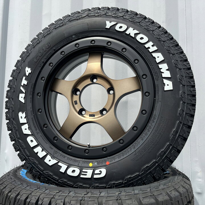 楽天市場】ジムニー専用設計 JB23 JB64 16インチ タイヤ ホイール 4本 