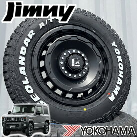 ジムニー JB23 JB64 JA11 JA12 JA22 タイヤホイール 16インチ YOKOHAMA ヨコハマ ジオランダー G018 A/T4 185/85R16 4本セット ホワイトレター SwaGGer 新品