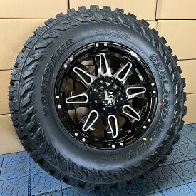 プラド ハイラックス FJ H3 タイヤホイールセット 17インチ Balano バレーノ YOKOHAMA ヨコハマ ジオランダーMT 265/65R17 265/70R17 285/70R17 新品 4本セット オフロード 四駆系