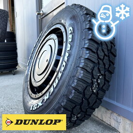 スタッドレス【トヨタ】アルファード 16インチ タイヤホイールセット ダンロップ グラントレック XS1 215/70R16 LT 100/97N ホワイトレター SwaGGer スワッガー 4本セット