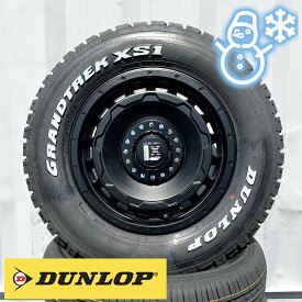 スタッドレス【スズキ】ジムニー シエラ jb74w 16インチ スタッドレス タイヤホイールセット 4本セット レクセル SwaGGer スワッガー ダンロップ グラントレック XS1 215/70R16 LT 100/97N ホワイトレター
