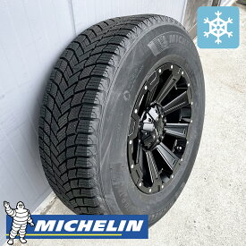 スタッドレス【トヨタ】ランドクルーザー300 ランクル300 スタッドレスタイヤホイールセット 17インチ ミシュラン X-ICE SNOW SUV 265/70R17 LEXXEL レクセル DeathRock デスロック