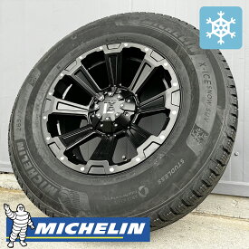 スタッドレス【ハマー】H3 スタッドレスタイヤ ホイールセット 17インチ ミシュラン X-ICE SNOW SUV 265/70R17 LEXXEL レクセル DeathRock デスロック