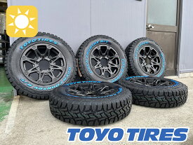 5本セット スズキ ジムニー用 サマータイヤ トーヨーオープンカントリーRT JB23 JB64 16インチ タイヤホイールセット 185/85R16 ホワイトレター 4本セット BDX08 1台分 ジムニーカスタム ※ノーマル車高対応品