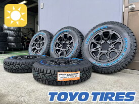 5本セット スズキ ジムニー用 ノーマル車高対応品 サマータイヤ トーヨーオープンカントリーRT JB23 JB64 16インチ タイヤホイールセット 185/85R16 ホワイトレター BDX08 1台分 ジムニーカスタム
