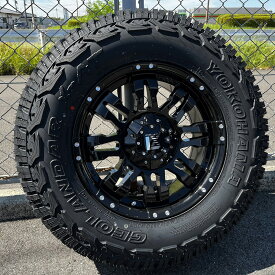 【新品】ランドクルーザー 300 ランクル300 タイヤホイール 4本セット ヨコハマ ジオランダー X-AT 265/70R17 17インチ LEXXEL Balano バレーノ