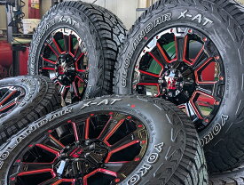 LEXXEL DeathRock デリカD5 RAV4 CX5 エクストレイル タイヤ ホイール セット 16インチ ヨコハマ ジオランダー X-AT 235/70R16 225/70R16 タイヤホイールセット タイヤホイール デリカ yokohama