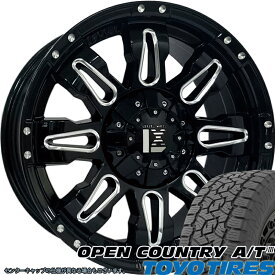 ノーマルフェンダー用 ランクル250 ランドクルーザー ランクル300 250 300 17インチ LEXXEL DeathRock デスロック TOYO OPENCOUNTRY AT3 A/T3 265/70R17 タイヤホイールセット トーヨー オープンカントリー
