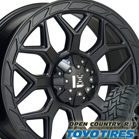 ハリアー デリカ D5 D:5 エクストレイル RAV4 CX5 CX8 アウトランダー 17インチ LEXXEL InFerno インフェルノ トーヨー オープンカントリー RT 225/65R17 タイヤホイールセット タイヤホイール