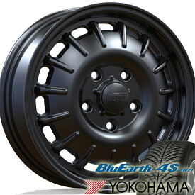 リフトアップ車 アゲトラ ハイゼットジャンボ オールシーズンタイヤ 14インチ バウンティ Noel ノエル YOKOHAMA BluEarth 4S AW21 155/65R14 165/65R14 ホイール