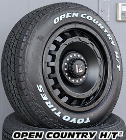 デリカD5 D5 RAV4 エクストレイル トーヨー OPENCOUNTRY HT2 225/65R17 ホワイトレター 17インチ タイヤホイール セット