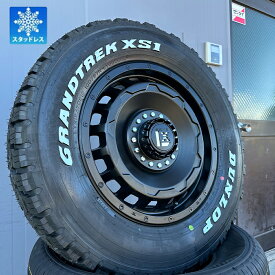 【即納】スタッドレスセット デリカD5 RAV4 TOYOTA トヨタ タイヤホイールセット 16インチ ダンロップ グラントレック XS1 215/70R16 LT 100/97N ホワイトレター SwaGGer 4本セット