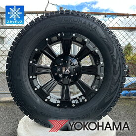 【選べるタイヤサイズ】デリカD5 アウトランダー RAV4 CX5 スタッドレス タイヤホイール YOKOHAMA アイスガード SUV G075 225/70R16 235/70R16 16インチ タイヤホイールセット DeathRock 4本セット