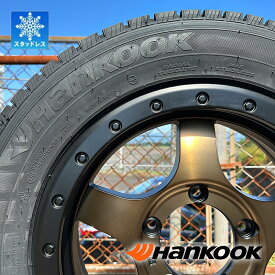 ジムニー スタッドレス JB64W JB23 JB22 JA12 JA11 Hankook ハンコック dynapro i*cept rw08 175/80R16 タイヤホイールセット 16インチ 1台分 Bounty Collection BDX05 4本セット