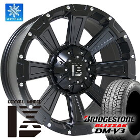1月中旬入荷予定 国産スタッドレス ランクル250 ランクル300 LX600 ブリヂストン ブリザック DM-V3 265/70R17 17インチ タイヤホイールセット 1台分 LEXXEL DeathRock 新品4本セット ランドクルーザー