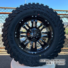 オーバーフェンダー用 17インチ ランクル250 ランドクルーザー250 ランクル300 250 300 ヨコハマ ジオランダー MT G003 265/70r17 LEXXEL Balano タイヤホイールセット