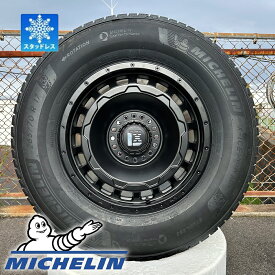 JL JK ラングラー スタッドレス タイヤ ホイールセット 17インチ ミシュラン X-ICE SNOW SUV 265/70R17 LEXXEL SwaGGer 4本セット