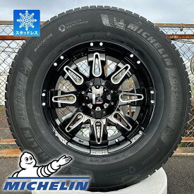150系 プラド ハイラックス FJ パジェロ スタッドレス タイヤ ホイールセット 17インチ ミシュラン X-ICE SNOW SUV 265/70R17 LEXXEL Balano