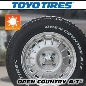 【即納】プロボックス サクシード | 新品 サマータイヤ TOYO OPENCOUNTRY AT3 165/80R14 97/95N LT ホワイトレター タイヤホイール 4本セット Noel タイヤホイールセット