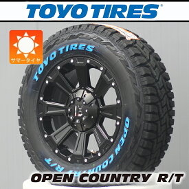車検対応【車種】 ハイエース200系 レジアスエース｜ 新品4本セット タイヤホイール 16インチ トーヨー オープンカントリー RT 215/65R16 109/107 Q ホワイトレター LEXXEL DeathRock タイヤホイールセット 大人気セット