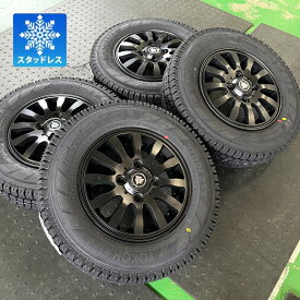 【新品4本】ハイゼット ジャンボ キャリィ エブリイ エヴリィ N-VAN 軽トラ｜ ヨコハマタイヤ SY01V 145/80R12 80/78N スタッドレス タイヤホイールセット 12インチ MUD-Xii