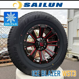 【スタッドレス】150プラド FJクルーザー タイヤ ホイール セット SAILUN サイルン WST3 265/70R17 17インチ LEXXEL DeathRock 新品4本セット