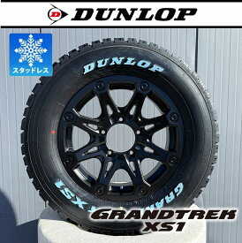 即納【車種】JB64 ジムニー｜ スタッドレス タイヤホイールセット 16インチ ダンロップ グラントレック XS1 215/70R16 LT 100/97N ホワイトレター ノーマル車高 バウンティーコレクション BDX08 新品4本セット