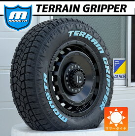 新品4本【車種】デリカD5 エクストレイル クロスロード CX5 RAV4｜新品4本セット タイヤホイール 16インチ MONSTA TERRAIN GRIPPER モンスタ テレングリッパー 215/70R16 ホワイトレター LEXXEL SwaGGer 16x7.0+35 114.3-5H
