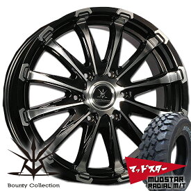 215/65R16 109/107R 車検対応 200系ハイエース レジアスエース タイヤホイールセット 16インチ BD12 マッドスター ラジアル MT ホワイトレター 4本セット 1台分
