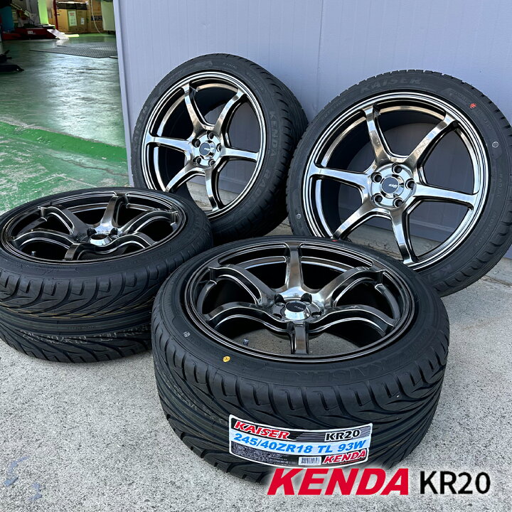 楽天市場】86 BRZ タイヤホイールセット 18インチ Acht-6 クロニウム 