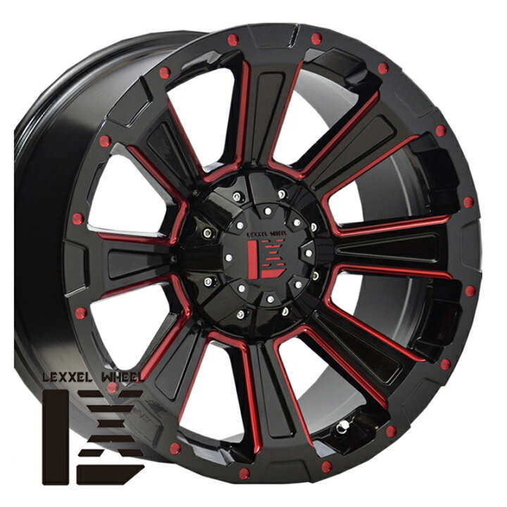 楽天市場】LEXXEL WHEEL レクセル ホイール DeathRock デスロック 17x8 