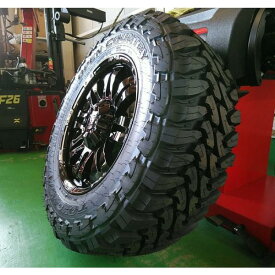 プラド ハイラックス サーフ FJ H3 タイヤホイール 17インチ Balano トーヨー オープンカントリー M/T 265/70R17 新品4本セット