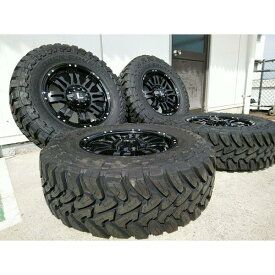 プラド ハイラックス サーフ FJ H3 タイヤホイール 17インチ Balano TOYO オープンカントリー M/T 265/70R17 新品4本セット