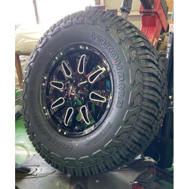 プラド ハイラックス FJ H3 タイヤホイールセット 17インチ Balano YOKOHAMA ジオランダー X-AT 265/65RR17 265/70R17 285/70R17
