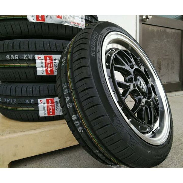 楽天市場】165/45R16 軽自動車用タイヤホイールセット 16インチ BD00 