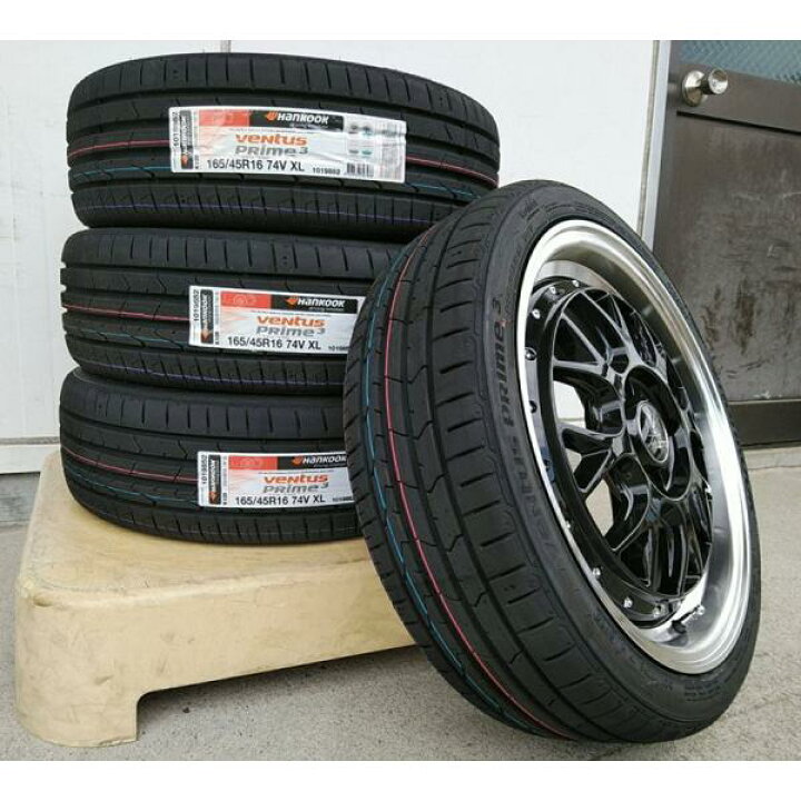 楽天市場】165/45R16 軽自動車用タイヤホイールセット 16インチ BD00  