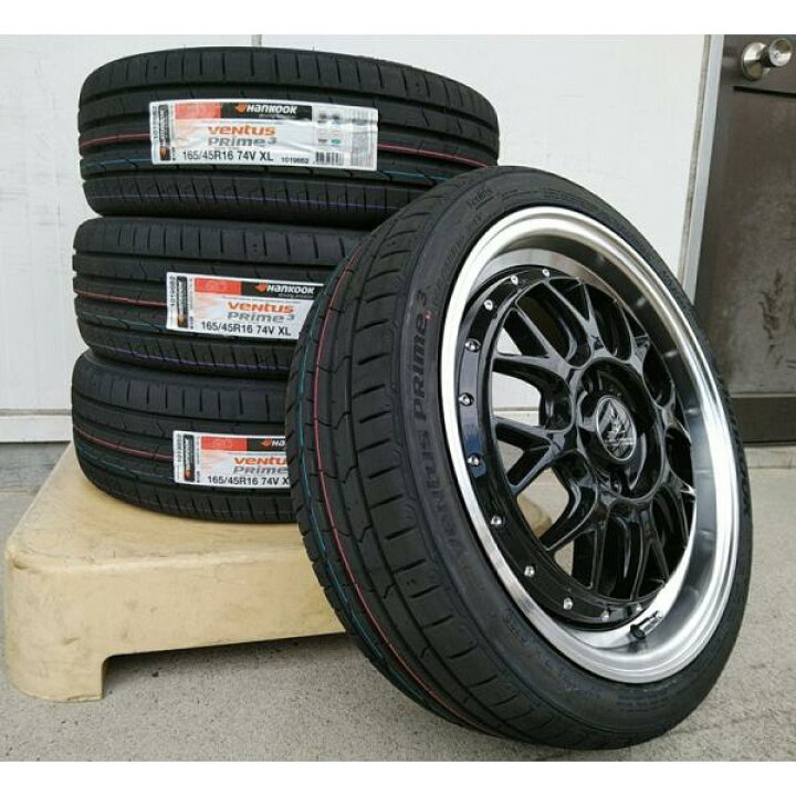 エクスプローラ ホイール4本 タイヤ付き 165/45/R16