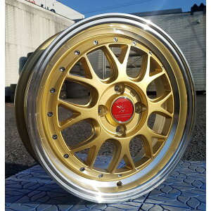 Bounty Collection 新品 アルミホイール BD00 ゴールドポリッシュ 16インチ 16×5.5 +45 100-4H 1本より