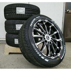 新品4本セット ハイエース200系 タイヤホイール ヨコハマ パラダ ホワイトレター 225/50R18 車検対応 バン規格適合 18インチ BD12