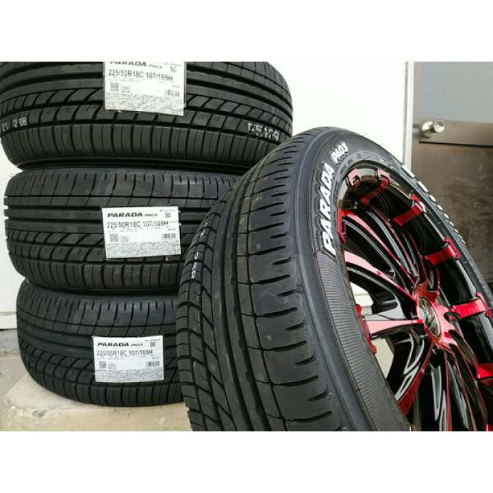 楽天市場】美品 ハイエース200系 タイヤホイール ヨコハマ パラダ 